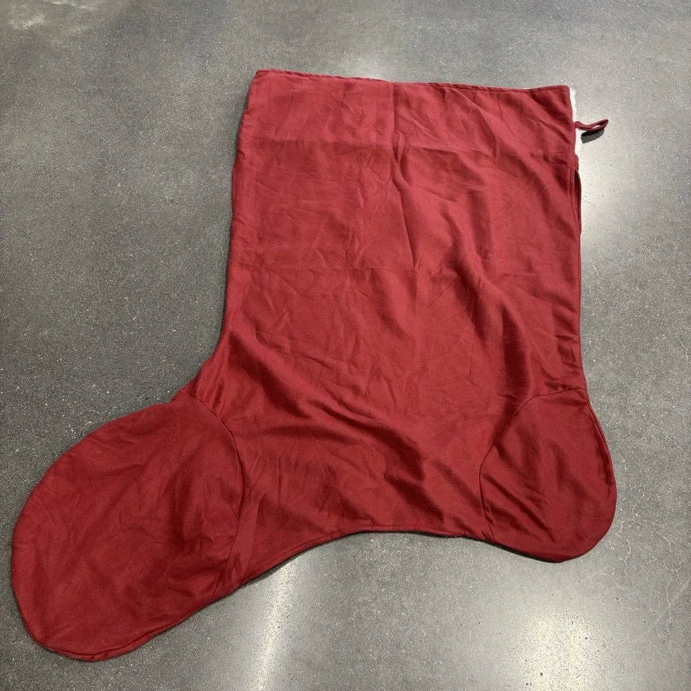 Redskin Stocking Halloween Costume Christmas NFL Commanders Burgandy 1 Sz Adult‎